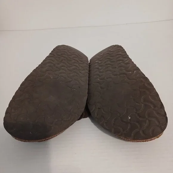 Birkenstock Double Strap Sandals Brown 11-11.5 in Long - Picture 5 of 13